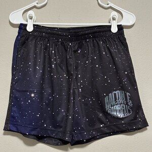 Bacon and Barbells Galaxy Print Gym Shorts